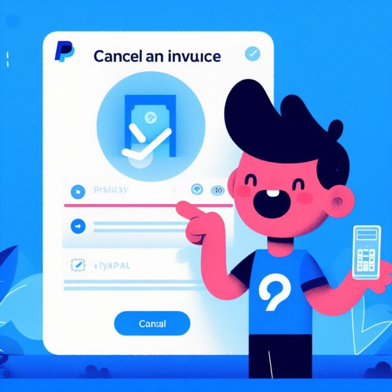how to cancel an invoice on paypal