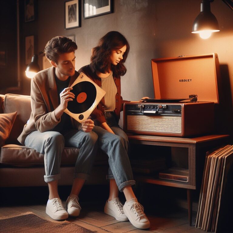 how to use crosley record player